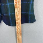 Pendleton Vest Skirt Set Womens 6 Green Blue Plaid Wool Petite Pleated Made USA Photo 5