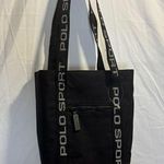 90’s Polo by Ralph Lauren Black bucket Tote Bag 10”x7 1/2” new/no tag Photo 0