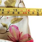 Lands' End  Floral Mid-Rise Straight Leg Crop Pants. Size 4. Garden whimsical EUC Photo 3