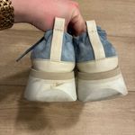 Softwaves Women’s Bliss Platform Sneaker Jeans Blue Suede Leather Size 39/8 Photo 5