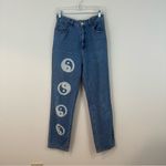 PacSun Eco Blue Yin Yang 90's Boyfriend Jeans Size 28 Women's Photo 1