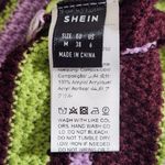 SheIn  Striped Bodycon Sweater Set Size Medium 2-Piece Crop Top and Skirt Photo 12