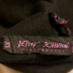 Betsey Johnson  black velour pants. (#01001) Photo 4