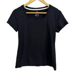 Isaac Mizrahi  Live‎ Essentials Women's Square-Neck Top black XXS Photo 0