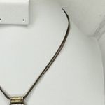 Chico's Vintage Boho Abstract Pendant Mixed Metal Statement Necklace β¨ Photo 6