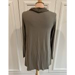 Only Hearts Vintage  Tunic Olive Green Cowl Neck Long Sleeve Boho Lagenlook Photo 3