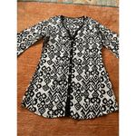 Peppermint  Bay St Barts V Neck Button Down Short Sleeve Blouse Top Womens S Photo 1