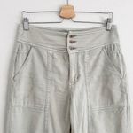 Anthropologie Mint Green Button Zip Fly High Rise Utility Cargo Pant Size 2 Photo 1