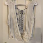 Moral Fiber  | Backless Boho Top, Size L Photo 3