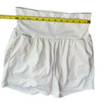Halara  Size M Softlyzero Airy Super High Waisted Yoga Shorts‎ 7" Pockets Egret Photo 10