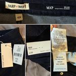 Warp + Weft MPX Milan High Rise Skinny Jeans Star Patterned Dark Blue 28 NWT Photo 9