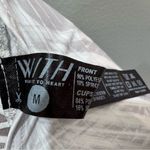 Peloton Gray Tropical WITH  Sports Bra Size M EUC Photo 3