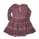 Sea Gypsies Forever Flounce Dress Dress Purple Plum Boho Mini Size Large NEW Photo 4