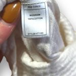 Revolve Monrow Relaxed Button up Blouse In Chalk Long Sleeve Size Medium White Photo 8