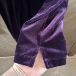 Chico's Womens Sweater Purple Velvet Pullover Aspen Mock Neck Size 3 Photo 2