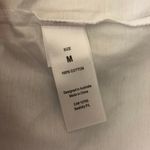 Seafolly  Womens Top Muscle Tee Sleeveless Crew Neck Logo White Size M Photo 3