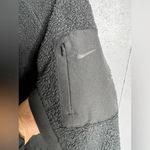 Nike Women's Sherpa Black Cowel Neck Long Sleeve Sweatshirt Size Small Photo 4