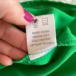 Eden Society | Green Smocked Yoke Solid Blouse (Sm) N127 Photo 10