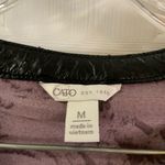 Cato  Purple/Black Print 3/4 Sleeve Blouse size M Photo 1