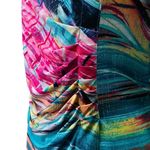 Peck & Peck  Watercolor Pleated Medium Top Blouse Photo 3