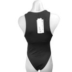 ZARA NEW Womens Black Round Neck Stretch Sleeveless One Piece Bodysuit Top Sz S Photo 1