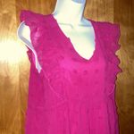 Magenta Barbie Pink Swiss Dot Grace & Lace Dress Size Medium Photo 5