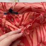 Shore Pants Womens Wide Leg Peach/ Orange Tropical Print Size Small NWT Photo 8