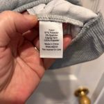 Nine West Women's Gray Quilted Short Sleeve Sweatshirt Pullover Top Large Photo 4