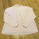 Eileen Fisher Organic Oversized Linen Pale Lavender Button Down Blouse M S22 Photo 8