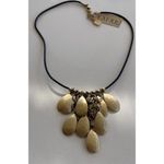 Ralph Lauren Vintage  Necklace Statement Chunky Curb Drops Chain Gold Tone 18”NWT Photo 12