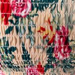 Cabana Del Sol women's size large pink and green strapless stretch bikini top Photo 7