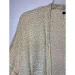 Very J  Cream Open Cardigan Poncho Size Small Thick Knit Cottagecore Photo 2
