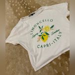 One Clothing limoncello capri, Italy white tshirt women’s size small Photo 3