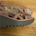 Fly London Taupe Yadi Wedge Sandals Size 39 (8-8.5) Photo 4