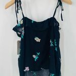 Billabong  Tank Small Going Out Woven Top Coastal Surf California Resort  NWT Photo 3