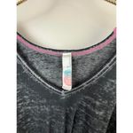 Free People  Beach Oversized Distressed Black Tee - Size - XS Photo 3