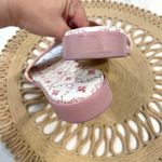 Hill House The Summer Slide Sandals Pink Embroidery Flats Size EU 35 Photo 8