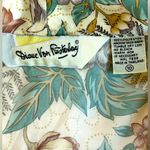 Diane Von Furstenberg VTG 90’s professional business cas Floral romantic botanical button down top 10 Photo 3