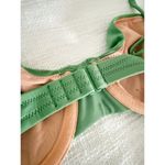 J. Crew | NWT | Balconette underwire bikini top in Green | Sz 36A Photo 4