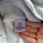 Lonely Ghost  Hoodie Text Me When You Get Home Grey and Pink  Photo 3