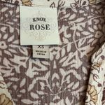 Knox Rose  dusty pink boho mini dress Photo 2