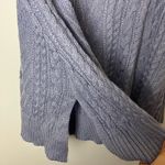 Lane Bryant Purple Lavender Metallic Sparkly Cable Knit Long Sleeve Sweater Photo 3