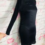 Reiss  long sleeve silk front jersey back dress Photo 2