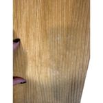 Pull & Bear  Gold Yellow Ribbed Textured Capri Cropped Pants Women Sz 4 Photo 5