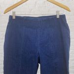 INC Stretch Wide-Leg Crop Jeans Size 12 Blue High Waisted Casual Comfy Pull On Photo 3