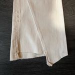 NWT Etica Micki crop flare denim‎ jeans pink nude size 32. Retails for $268 Photo 2