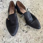 Madewell Black Loafers Leather Cut out Dorsay Style cutout low booties size 7 Photo 1