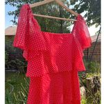 Vintage Union Made Red Polka Dot Summer Dress Size 8 Photo 9
