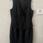 Saks 5th Avenue GRIS Collection plunge v neck mini dress Photo 0