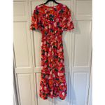 Anthropologie Abel the Label floral butterfly ruffled high low midi dress Photo 6